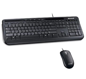微軟標準滑鼠鍵盤組 600(黑色)