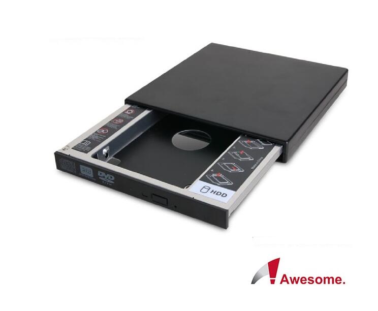 Awesome  SATA3.0 硬碟扥盤+光碟盒模組