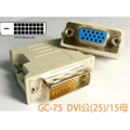 DVI25公:15母頭(GC-75