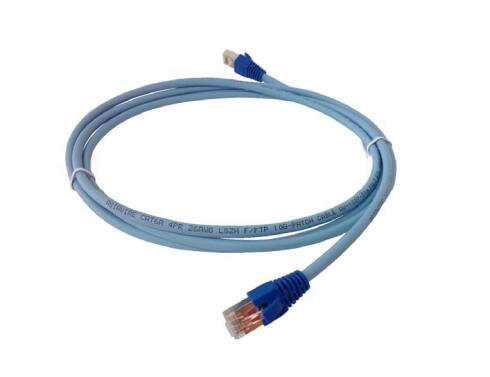 Cat6A F/FTP低煙無毒多股短線5米-藍