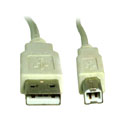 USB2.0 A公-B公 1.8米 貝吉色