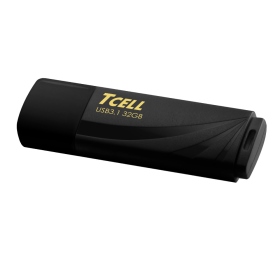 TCELL冠元 USB3.1 32G 無印風隨身碟(俐落黑)