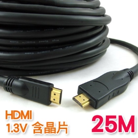 【KTNET】HDMI訊號線 1.3版 25米(含IC加強訊號晶片)