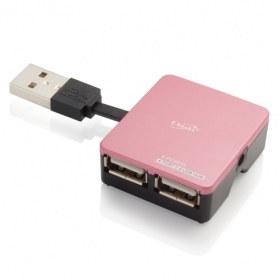 E-books H6 彩色方塊四孔USB-Hub 集線器